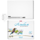 Альбом для рисования А4, 30 листов, блок 120 г/м², на спирали, Erich Krause «Birds», 100% белизна, перфорация на отрыв, твёрдая подложка - Фото 2