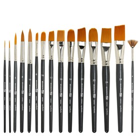 

Кисти художественные набор 15 шт., синтетика, BRAUBERG ART CLASSIC, 200962
