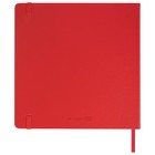 Скетчбук 140г/м 200*200 мм BRAUBERG ART CLASSIC 80л, кожзам, кремовая бумага, красный 113195 - Фото 9