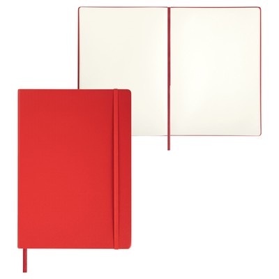 Скетчбук 140г/м 210*197 мм BRAUBERG ART CLASSIC 80л, кожзам, кремовая бумага, красный 113199