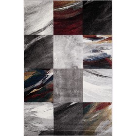 Ковёр прямоугольный Merinos London, размер 150x230 см, цвет gray-red