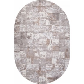 Ковёр овальный Merinos Richi, размер 150x220 см, цвет gray