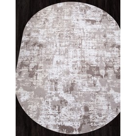 Ковёр овальный Merinos Richi, размер 100x200 см, цвет gray