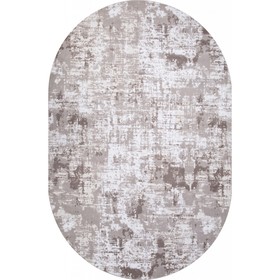 Ковёр овальный Merinos Richi, размер 100x200 см, цвет gray 9520743