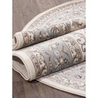 Ковёр овальный Merinos Valencia Deluxe, размер 100x200 см, цвет cream-l.blue - Фото 4