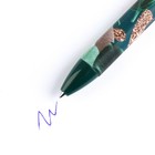Автоматическая матовая шариковая ручка «Золотой учитель», 0,7 мм - Фото 2