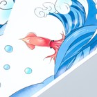 Наклейка интерьерная цветная «Игры китов», пластик, 40×60 см 9364403 - фото 16436717