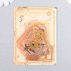 Наклейки для творчества "Теги - Жёлтые цветы" набор 30 шт 0,2х8х11 см - фото 22738386