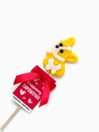 Леденец на палочке «Сладкому пирожочку», со вкусом персика, 25 г - Фото 3