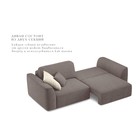 Раздвижной диван «Темп», механизм еврокнижка, велюр, цвет коричневый - Фото 2