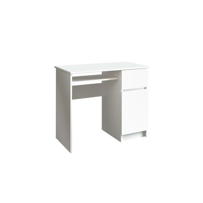 Стол письменный Мадера, 900х500х770, Белый (правый угол)