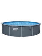Бассейн каркасный Hydrium, 549×132 см, песочный фильтр-насос, лестница, скиммер, тент, подстилка, дозатор, круглый, 561CS Bestway - Фото 2