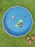 Бассейн каркасный Hydrium, 549×132 см, песочный фильтр-насос, лестница, скиммер, тент, подстилка, дозатор, круглый, 561CS Bestway - Фото 7