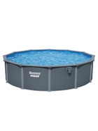 Бассейн каркасный Hydrium, 549×132 см, песочный фильтр-насос, лестница, скиммер, тент, подстилка, дозатор, круглый, 561CS Bestway - Фото 8