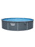 Бассейн каркасный Hydrium, 549×132 см, песочный фильтр-насос, лестница, скиммер, тент, подстилка, дозатор, круглый, 561CS Bestway - Фото 9