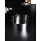 Форма для выпечки, профессиональная «Круг», d-20, h-8,5 см, сталь 1 мм - фото 4373201