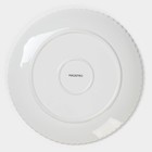 Тарелка фарфоровая обеденная Magistro «Лакомка», d=25 см, цвет белый - Фото 6