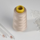 Нитки 40/2, 2700 м, тёмно-бежевые - Фото 2