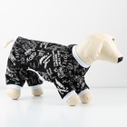 Костюм для животных «Мечты», L (ДС 39, ОШ 36-38, ОГ 60-62), черный - фото 24448883