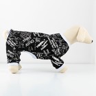 Костюм для животных «Мечты», L (ДС 39, ОШ 36-38, ОГ 60-62), черный - фото 24448884