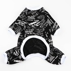 Костюм для животных «Мечты», L (ДС 39, ОШ 36-38, ОГ 60-62), черный - фото 24448890