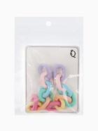 Серьги матовые «Цепь», пластик, разноцветные - Фото 6