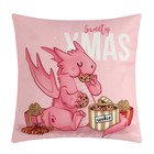 Чехол на подушку Этель "Sweety XMAS" 40х40 см, 100 п/э, велюр - фото 319292466