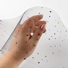 Фатин с разноцветными блёстками, 15 см, 23±1 м, 11±1 г/м², чёрный №40 - Фото 4