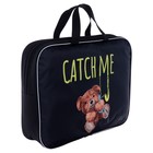 Папка для труда, А4, текстильная, 35×27×7 см «Мишка» - Фото 2