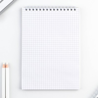 Блокнот, А5, 40 л., обложка картон «Котик»