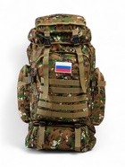 Рюкзак тактический туристический Аdventure, 70 л, с карманами, расцветка пиксели, зелёный 9342749 - фото 16360917