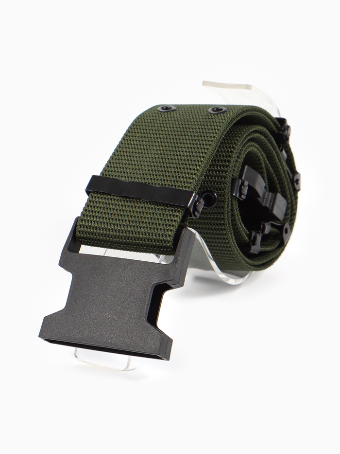 Ремень тактический, 125 см, ширина 5.3 см, пряжка пластик, хаки - Фото 1