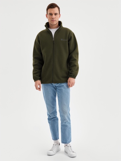 Куртка мужская флисовая, размер S, размер 44-46