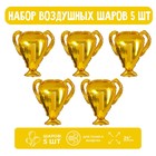 Набор шар фольгированный фигура 24" "Кубок"; 5 шт. 9509969 - фото 10283215