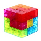 Конструктор магнитный «Магический куб», 7 деталей, 50 заданий - фото 3601226