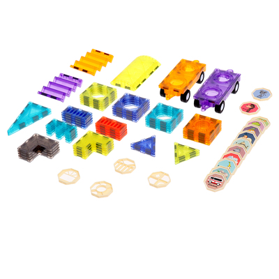 Конструктор магнитный «Город», 71 деталь