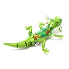 Ящерица «Шестерёнки», свет, работает от батареек, цвет зелёный, уценка - Фото 3
