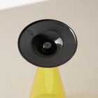 Фужер одноразовый «Конус», 150-180 мл, 6 шт в упаковке, цвет жёлтый с чёрной ножкой - Фото 3