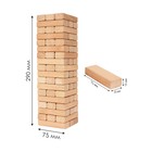 Настольная игра «Башня с ребусами», 54 элемента, в деревянном ящике - фото 24317455