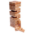 Настольная игра «Башня с ребусами», 54 элемента, в деревянном ящике - фото 10283903