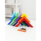 Геометрический конструктор Geometric Rainbow, в деревянной коробке - Фото 2