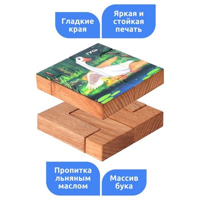 Магнитная головоломка по системе раннего развития «Гусь»