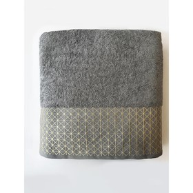 

Полотенце махровое (простыня) «Ингис», размер 220х200 см, цвет жемчужно-серый