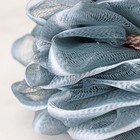 Мочалка для тела Доляна «Градиент», 40 гр, цвет серый - Фото 2