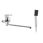 УЦЕНКА Смеситель для ванны ZEIN ZC2050, излив 30 см, картридж 35 мм, с душевым набором - Фото 1