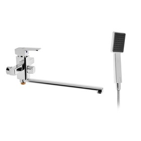 {{photo.Alt || photo.Description || 'УЦЕНКА Смеситель для ванны ZEIN ZC2050, излив 30 см, картридж 35 мм, с душевым набором'}}