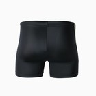 Купальные трусы-боксеры, цвет чёрный/хаки, размер 56 - фото 50973212