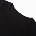 Футболка женская, цвет чёрный, размер 46 - фото 42009692