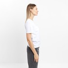 Футболка женская, цвет белый, размер 46 - Фото 4