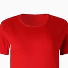 Футболка женская, цвет красный, размер 50 - Фото 6